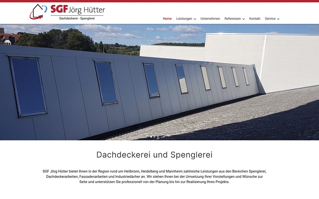 Website Jörg Hütter